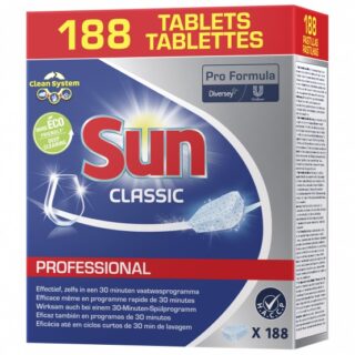 Sun Professional pesutabletid 30 tk, tõhus pesuvahend tugevaid plekke eemaldamiseks