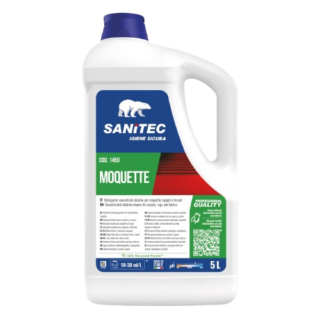 Sanitec Moquette 5L professionaalne madalavahuline vaiba- ja tekstiilipesuaine