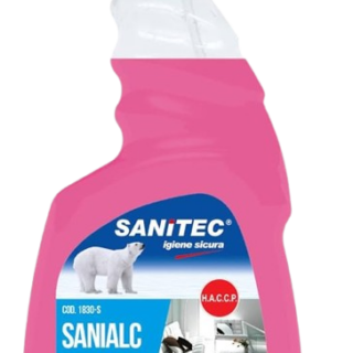 Sanitec Sanialc 750ml alkoholipõhine üldpuhastusaine sanitaarruumidesse ja klaasile