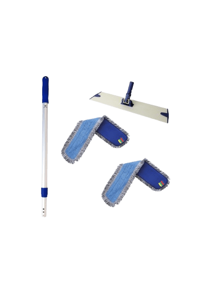 HT Pro Micro puhastussüsteem komplekt 60cm – teleskoopvars, mopialus ja 2 mopi
