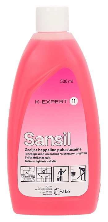 KE 11 Sansil geeljas happeline puhastusgeel 500ml