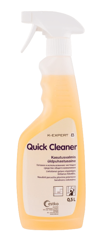 K-EXPERT 8 QUICK CLEANER – Kasutamisvalmis kiirpuhastusvahend pindadele 500ml pihustiga