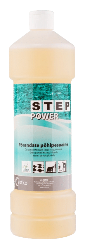 STEP Power – Ökoloogiline põrandate põhipuhastusaine 1l
