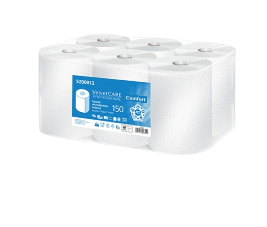Lumivalge 2-kihiline rullkätepaber, 150m, 100% tselluloos