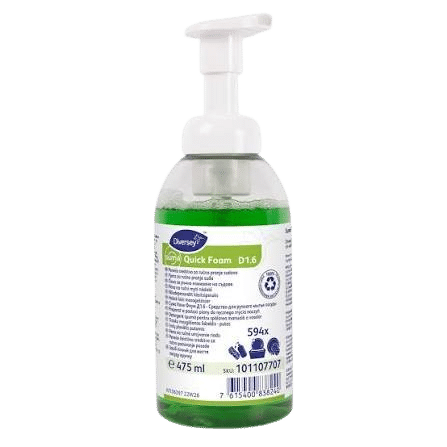 Diversey Suma Quick Foam D1.6 Käsinõudepesuvaht 475ml