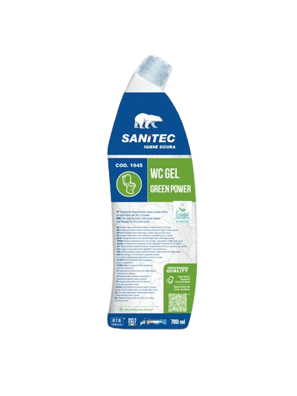 Sanitec WC Gel Greenpower 700ml – Ökoloogiline WC-puhastusgeel