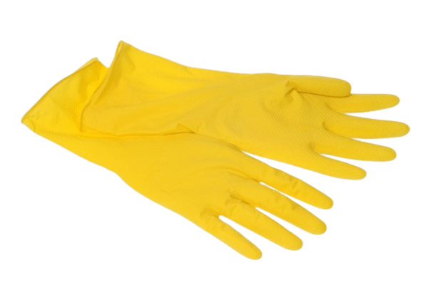 Kummikinnas LATEX, kollane,XL