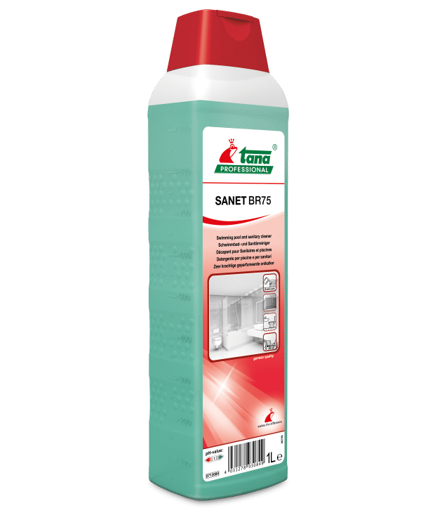 SANET BR75 Sanitaarruumide ja ujumisbasseinide puhastusvahend 1L